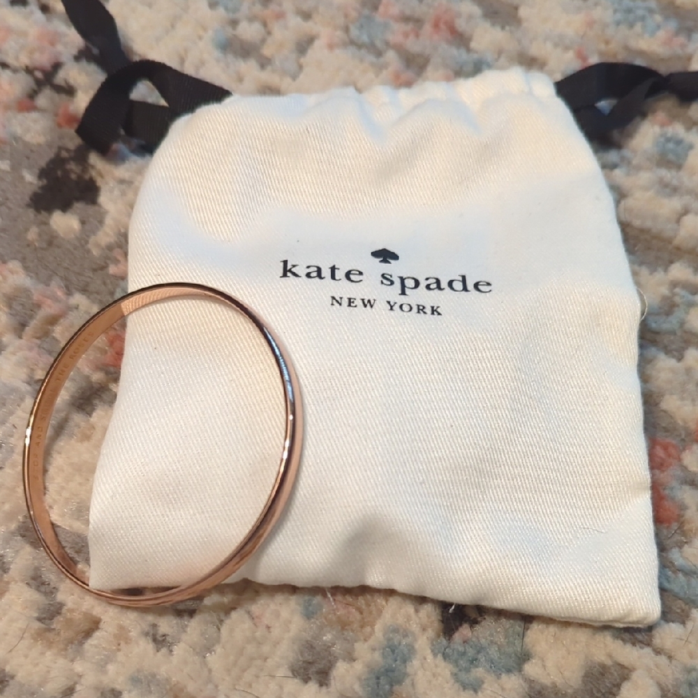 Kate Spade Shimmering Rose Gold Bracelet